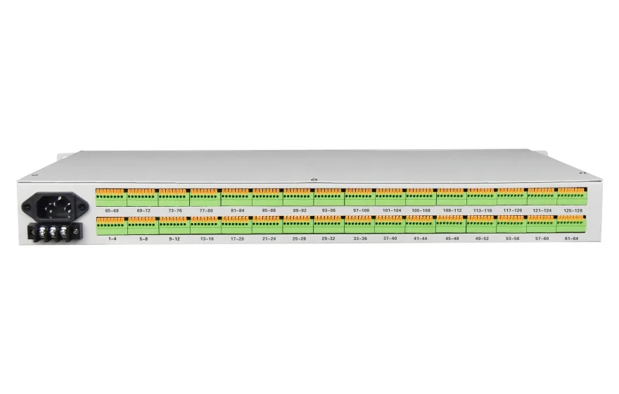 汇聚型64路输入64路输出脉冲开关量转以太网 光端机