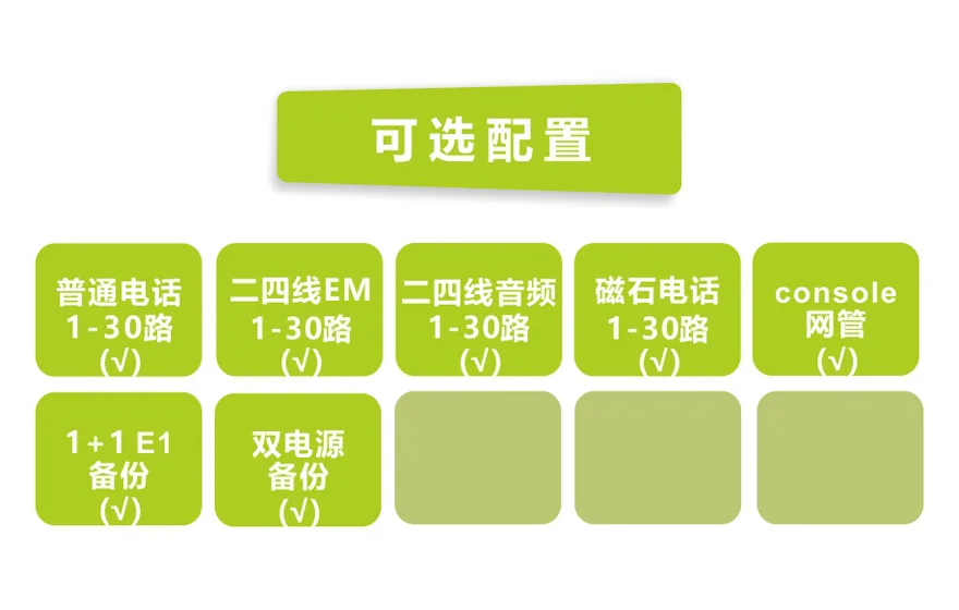 1+1 E1备份 30路纯电话E1 PCM复用