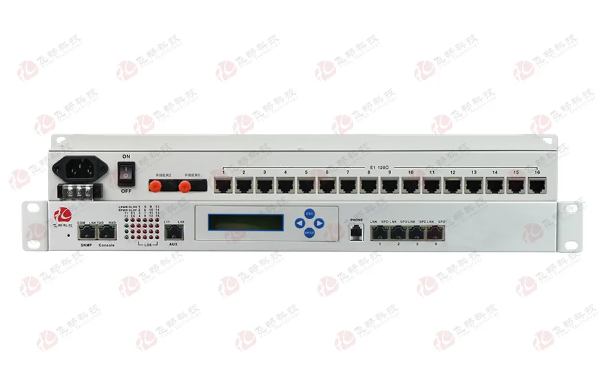16E1+4xFE 带LCD显示 PDH光端机