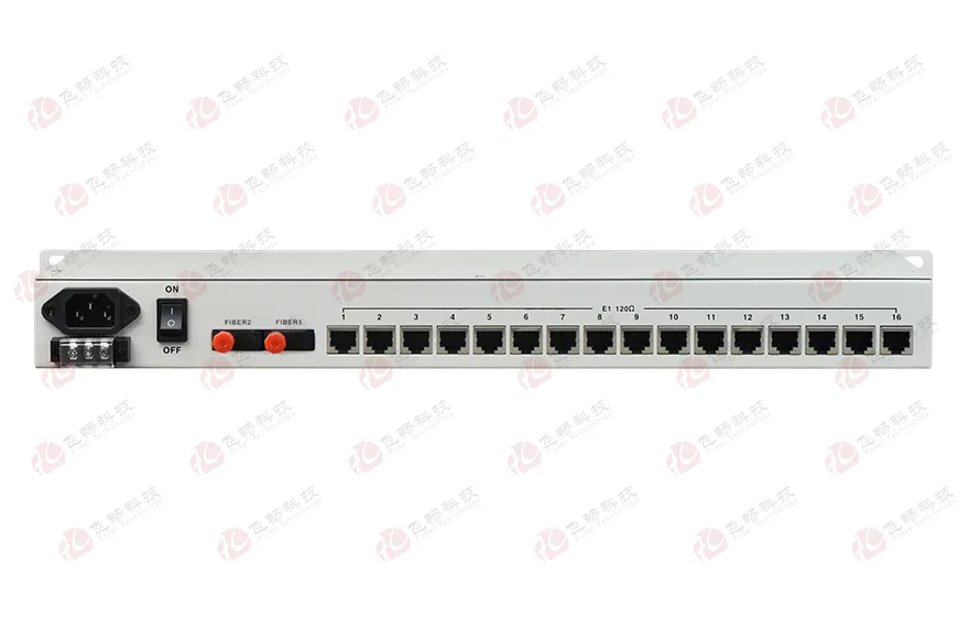 16E1+4xFE 物理隔离 带LCD显示 PDH光端机