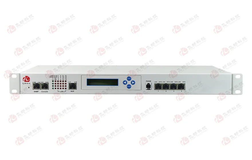 16E1+4GE 带LCD显示 PDH光端机