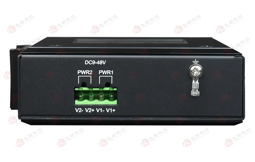 网管型 工业级1光2电千兆光纤收发器