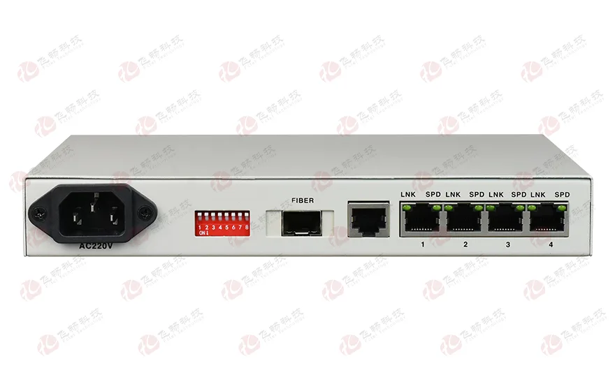 普通型 4路百兆电 光纤收发器