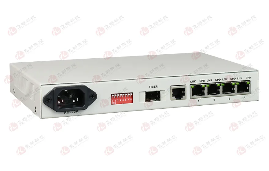 普通型 4路千兆电 光纤收发器