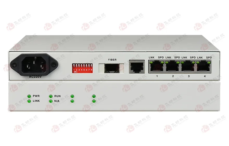普通型 4路千兆电 光纤收发器