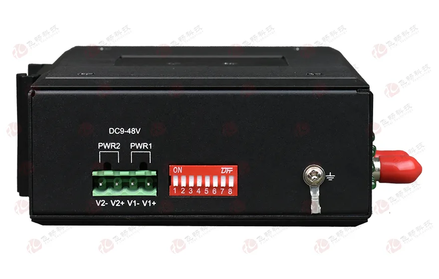 工业轨式 1-8路 4-20MA 模拟量光端机(带24V输出)