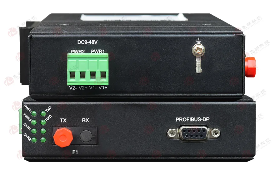 工业轨式 1路Profibus-DP光端机