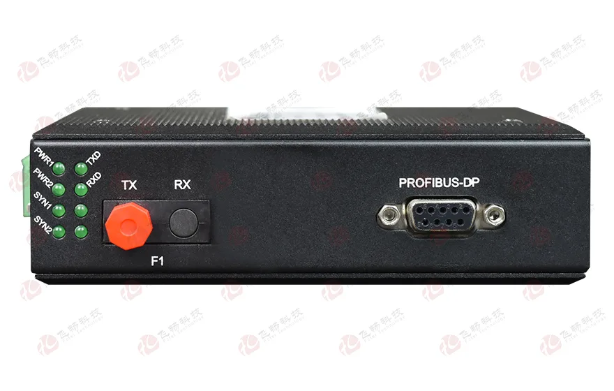 工业轨式 1路Profibus-DP光端机