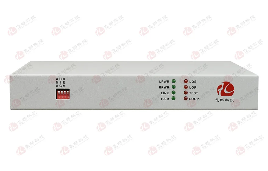 光纤-ETH+4RS232转换器（带宽2M）