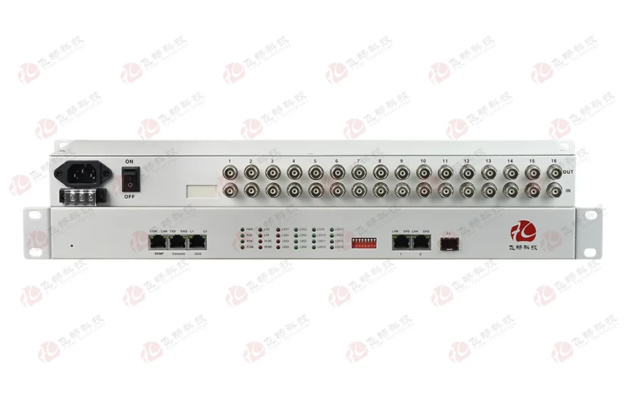 16E1转3x1000base-T+2x1000base-x 协议转换器