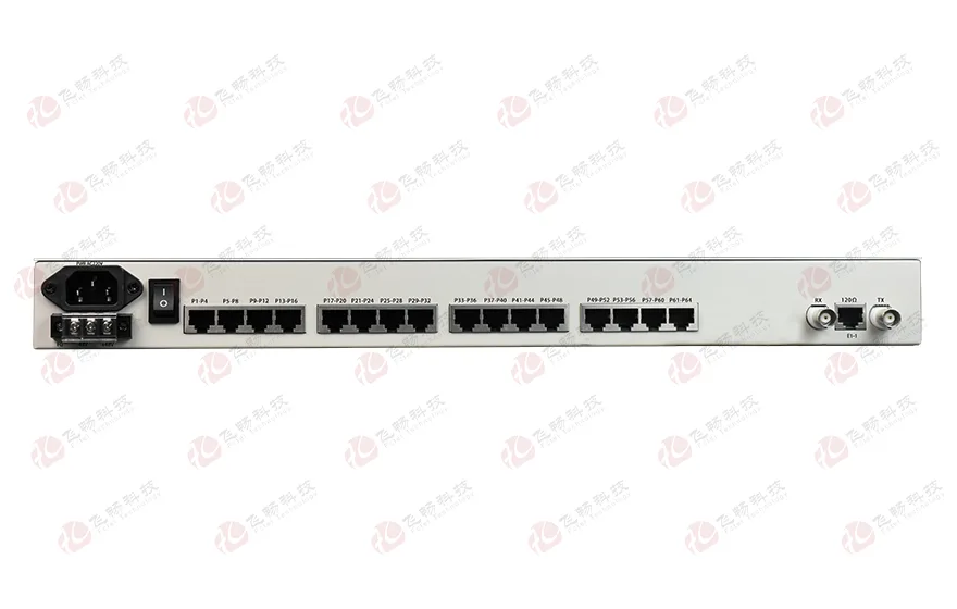 单E1 传64路电话 PCM设备