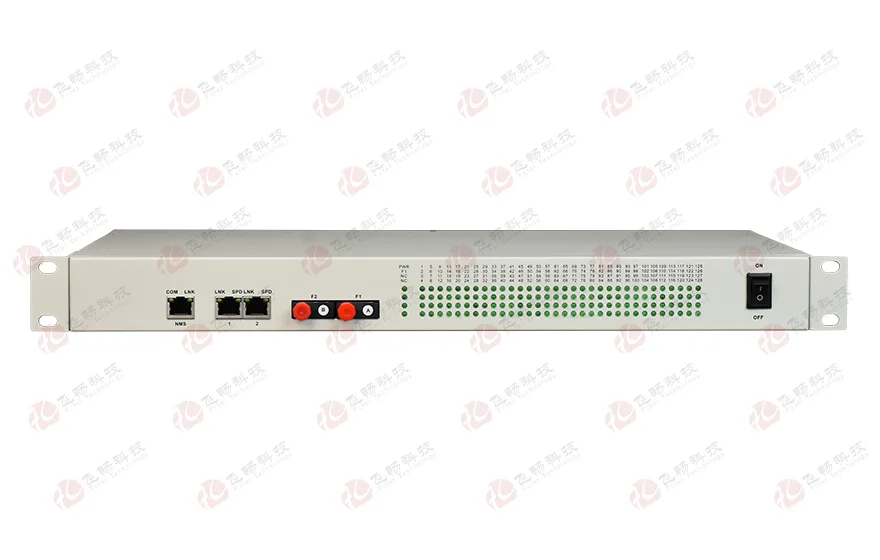 19英寸机架式 128路开关量（带LED指示） 光端机