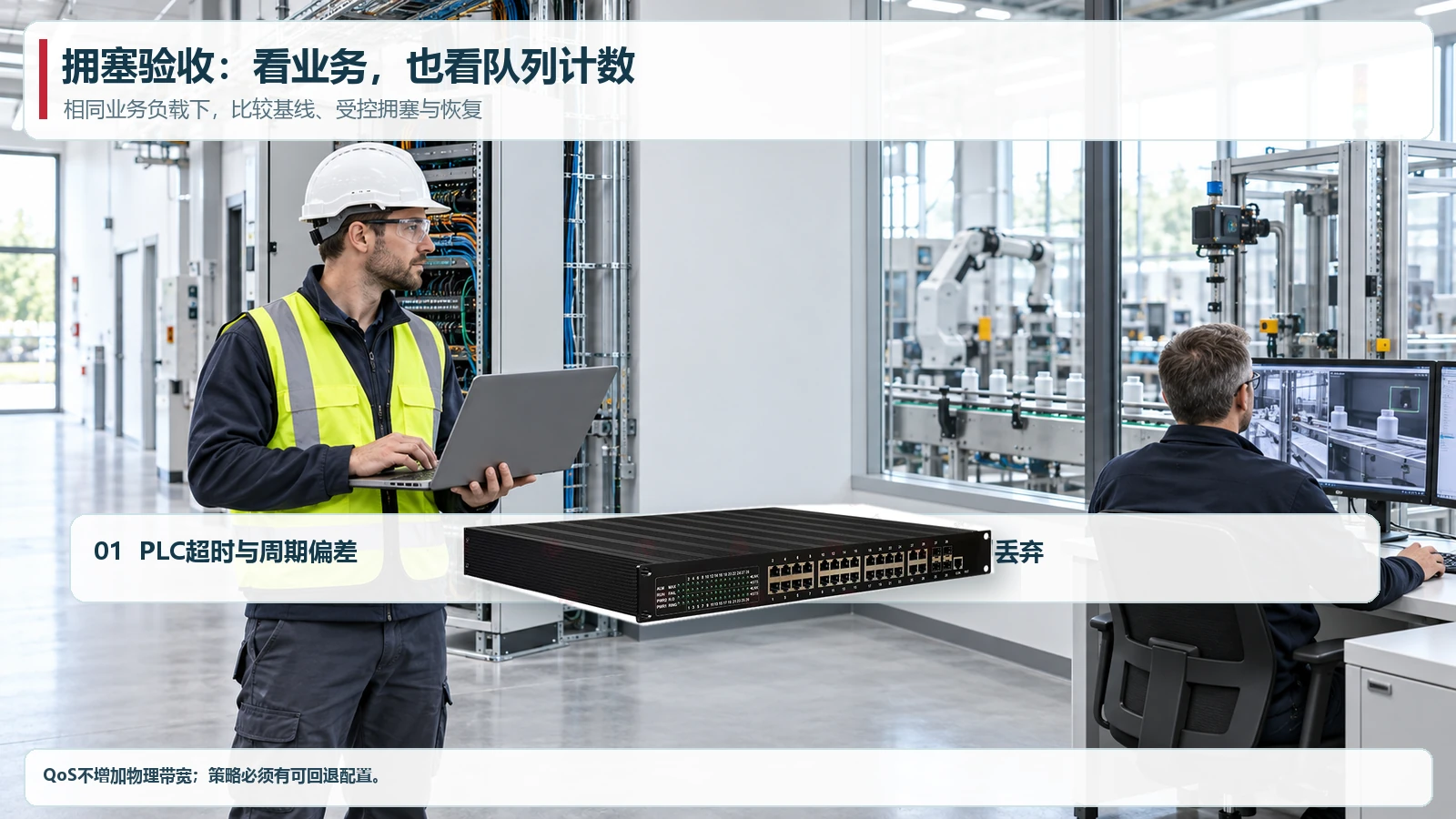 工业交换机出口拥塞时PLC与视频流分级转发的工程可视化