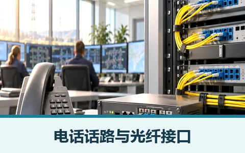 电话光端机现场连接与选型示意图