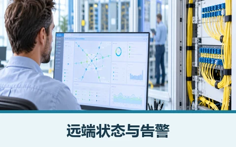 可网管光纤收发器现场连接与选型示意图