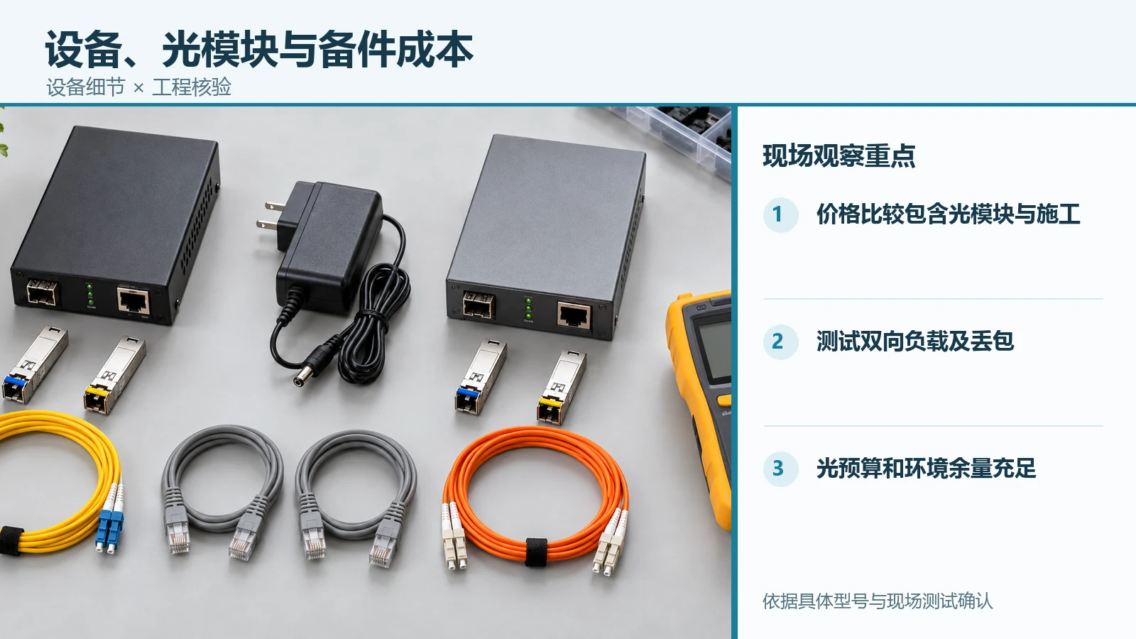千兆光纤收发器的设备接口细节与现场观察重点